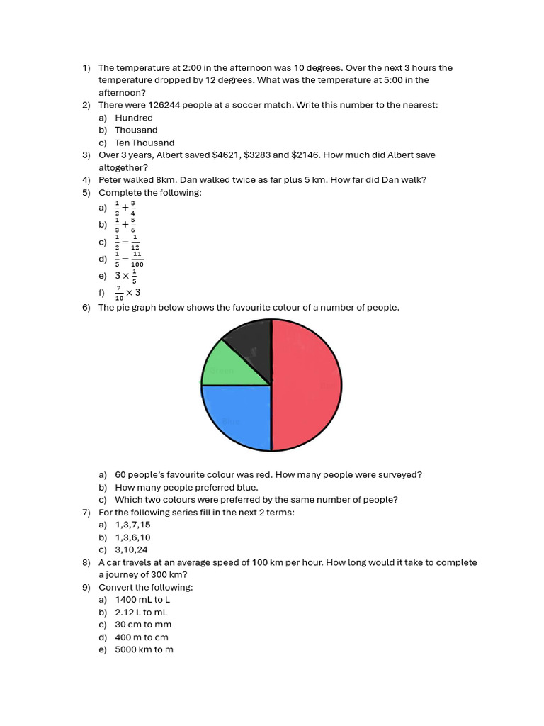Year 6 Maths Pdf