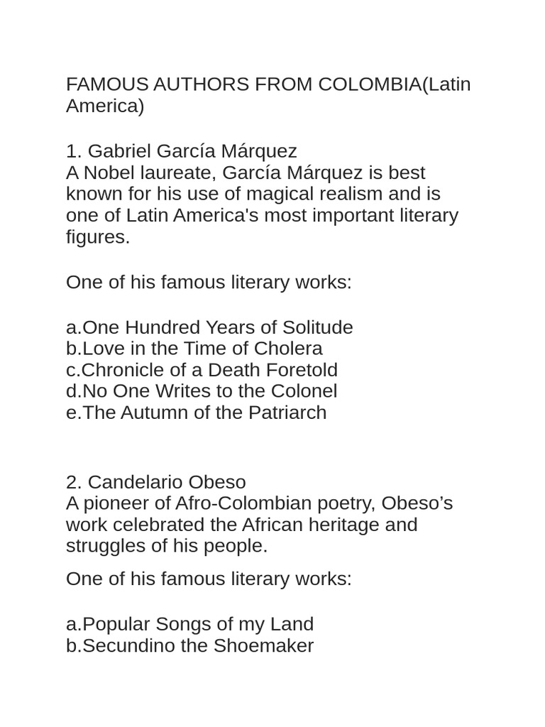 Literary Works | PDF