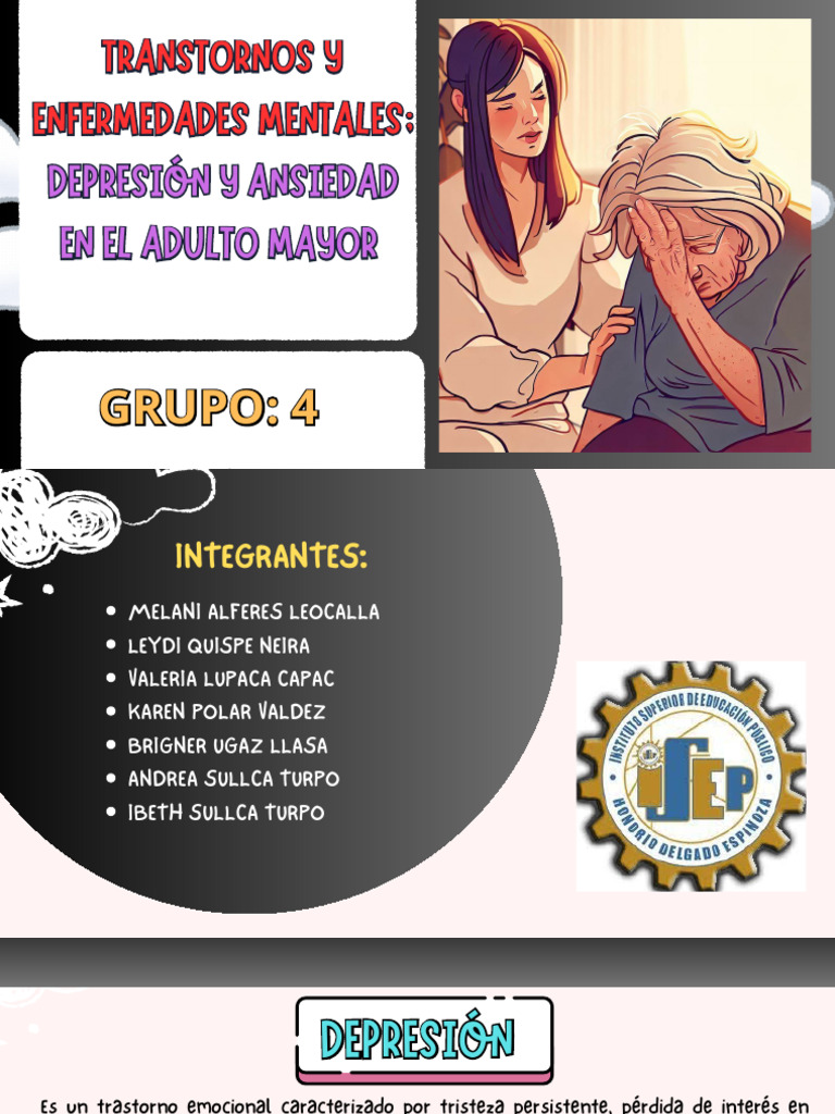 Depresión y Ansiedad en Adultos Mayores | PDF | Trastorno depresivo ...