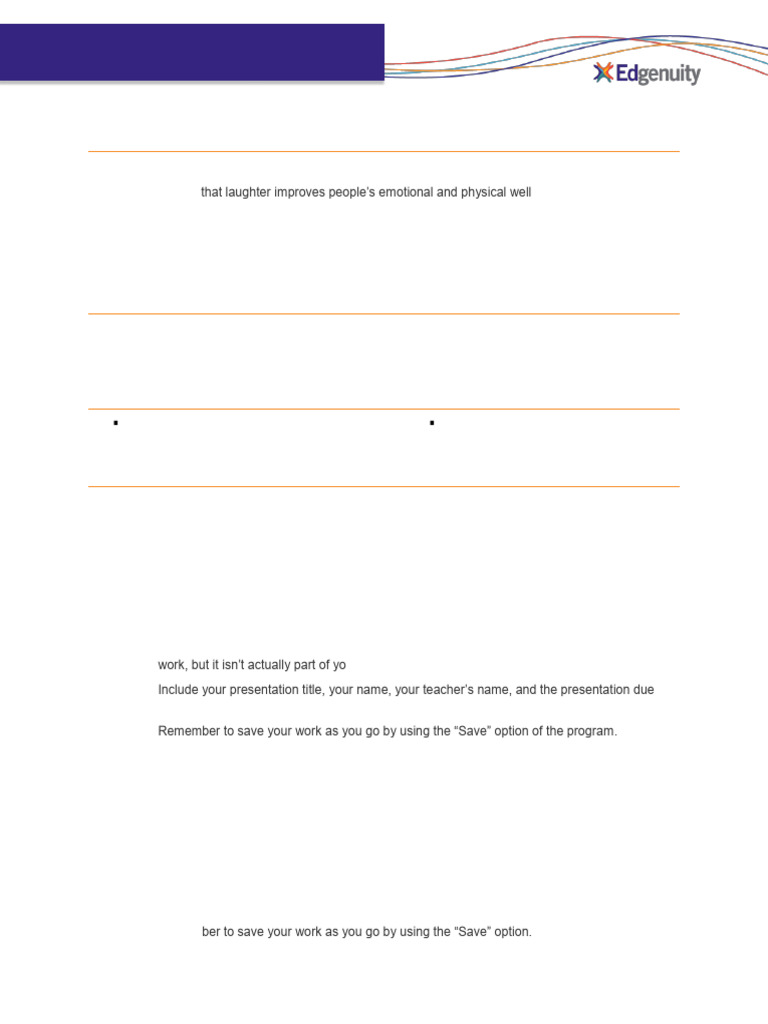 Kami Export - Project-Informative Presentation-Student Guide | PDF ...