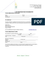 COPM Form