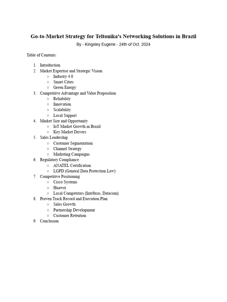 Teltonika s networking solutions in brazil pdf internet of things