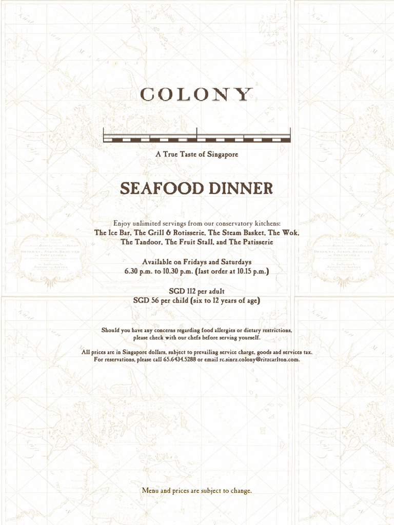 seafood-dinner-menu | PDF | Sauce | Asian Cuisine