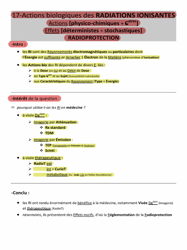 La Radioprotection | PDF