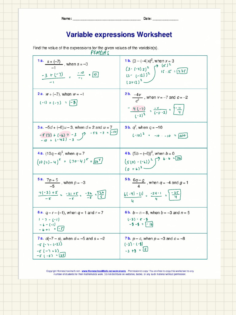 Algebra HW 3 Key | PDF
