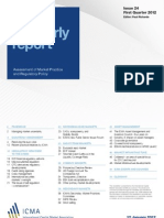 ICMA Quarterly Report of Market Practice and Regulatory Policy Q1 2012