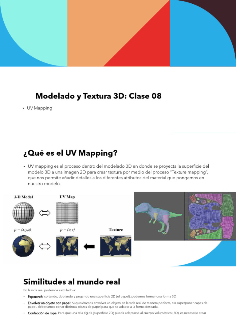 Introducción al UV Mapping 3D | PDF | Mapeado de texturas