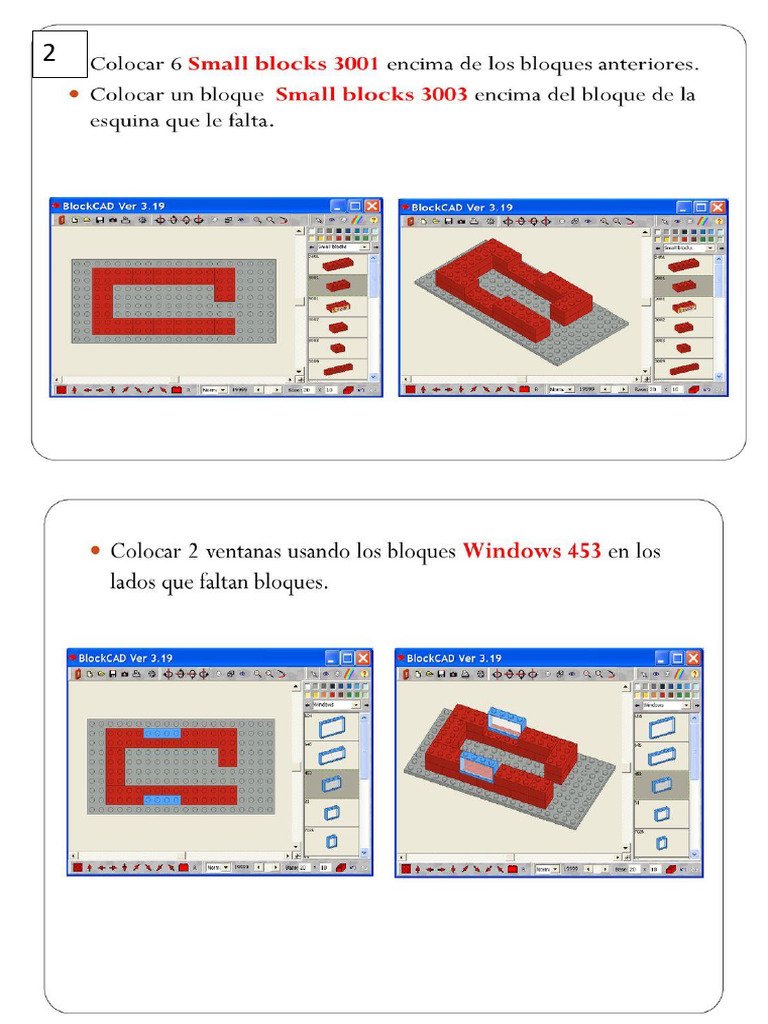 Armando Una Casa en Blockcad Clase 2-Computo-secundaria-05.06.24 | PDF