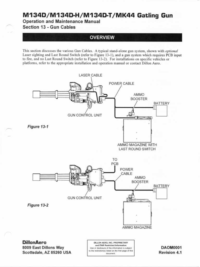 Section 13. Gun Cables | PDF