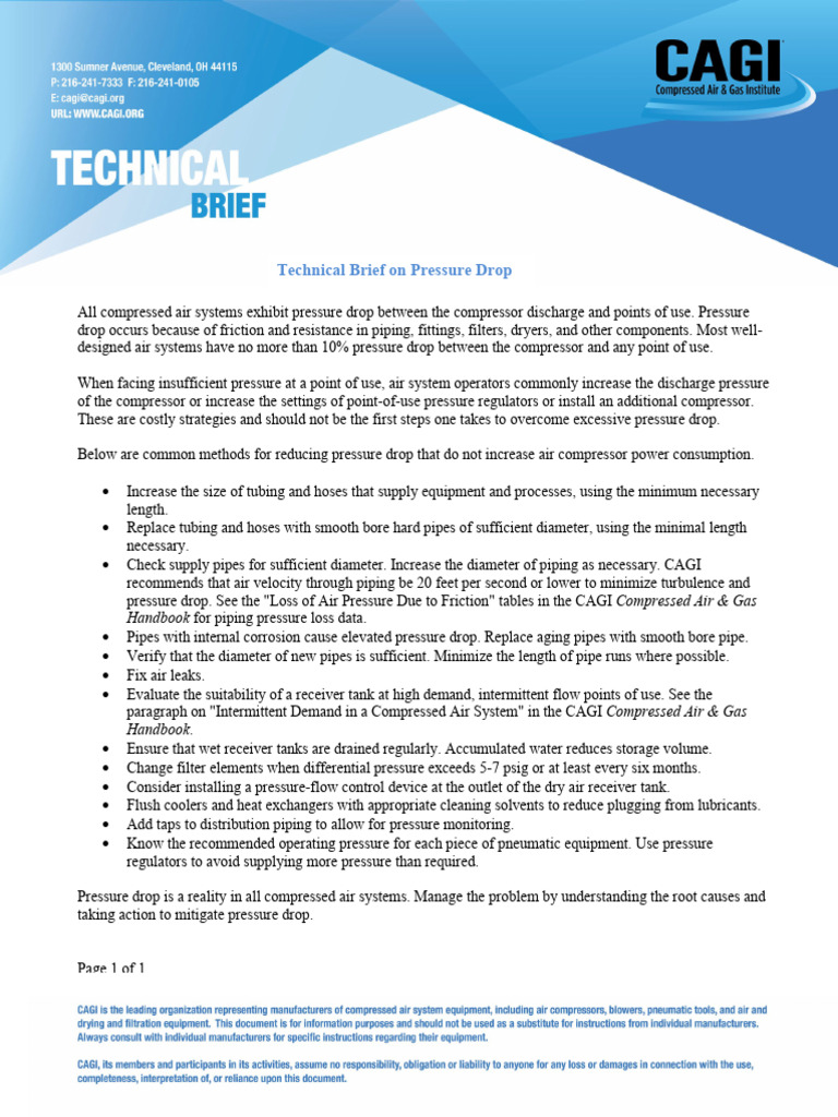 Reduce Pressure Drop in Air Systems | PDF | Pipe (Fluid Conveyance ...