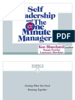 Self Leadership and One Minute Manager