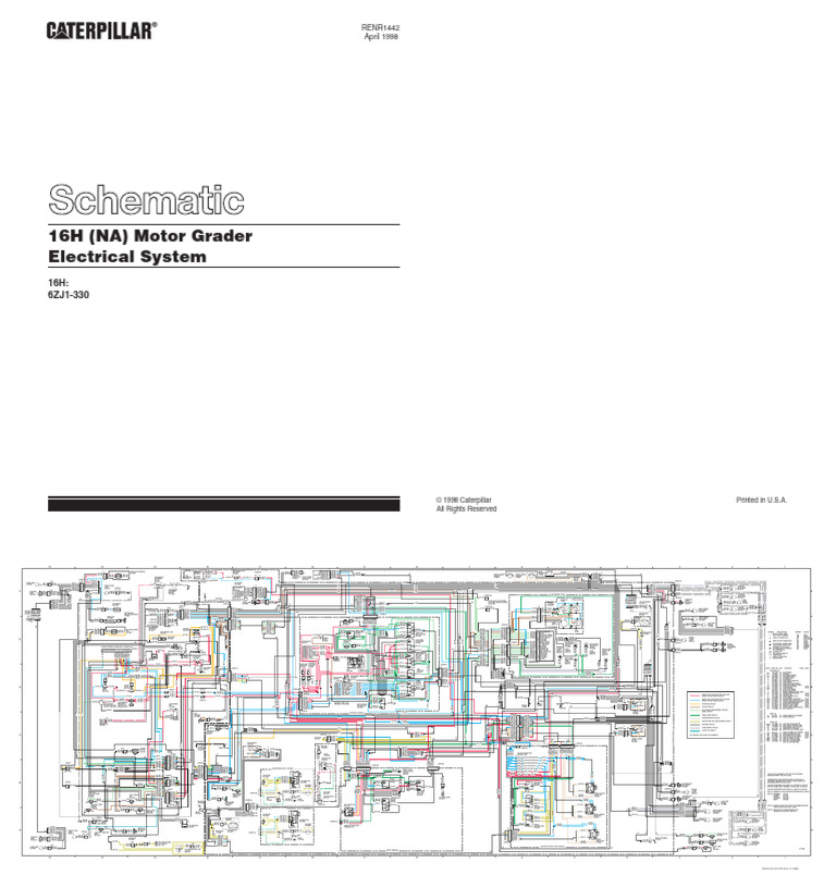 16H Motor Grader Electrical System | PDF | Motor Vehicle | Vehicles