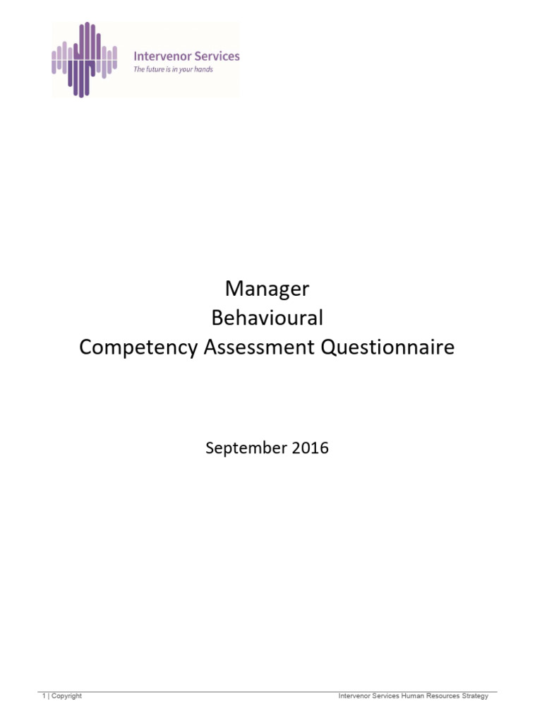 Intervenor Services Manager BCAQ en | PDF | Decision Making | Learning