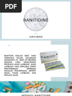 Ranitidine Injeksi: Indikasi dan Dosis | PDF
