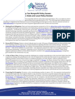 Top Ten Nonprofit Policy Issues: 2011 State and Local Policy Review