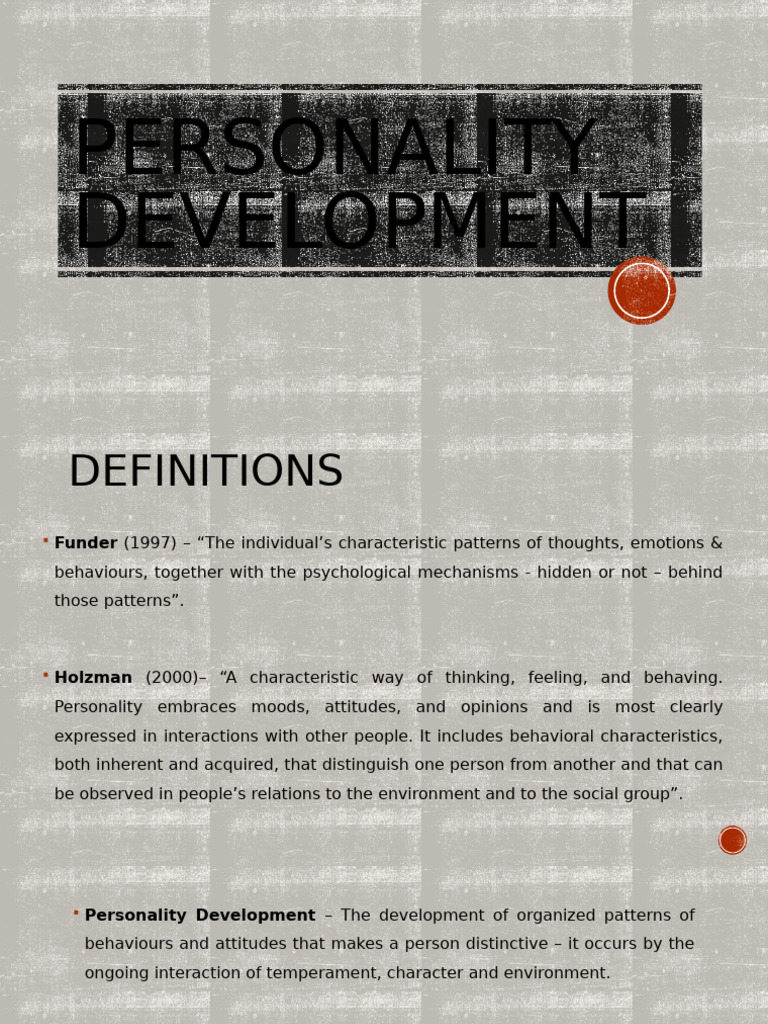 Understanding Temperament in Personality | PDF | Temperament ...