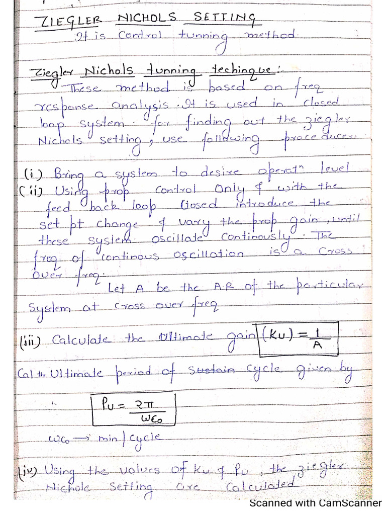 Z-N Method | PDF