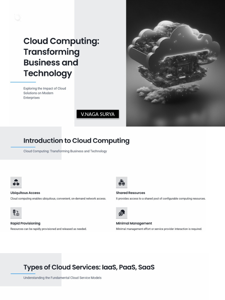 Cloud Computing | PDF