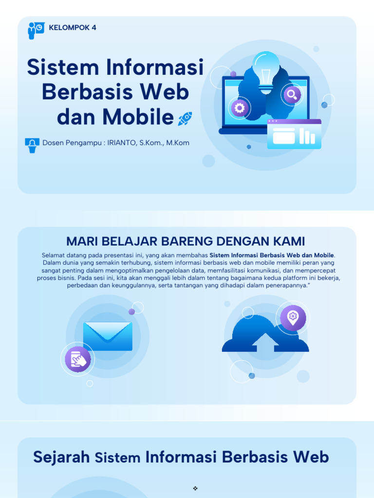 Sistem Informasi Web dan Mobile | PDF