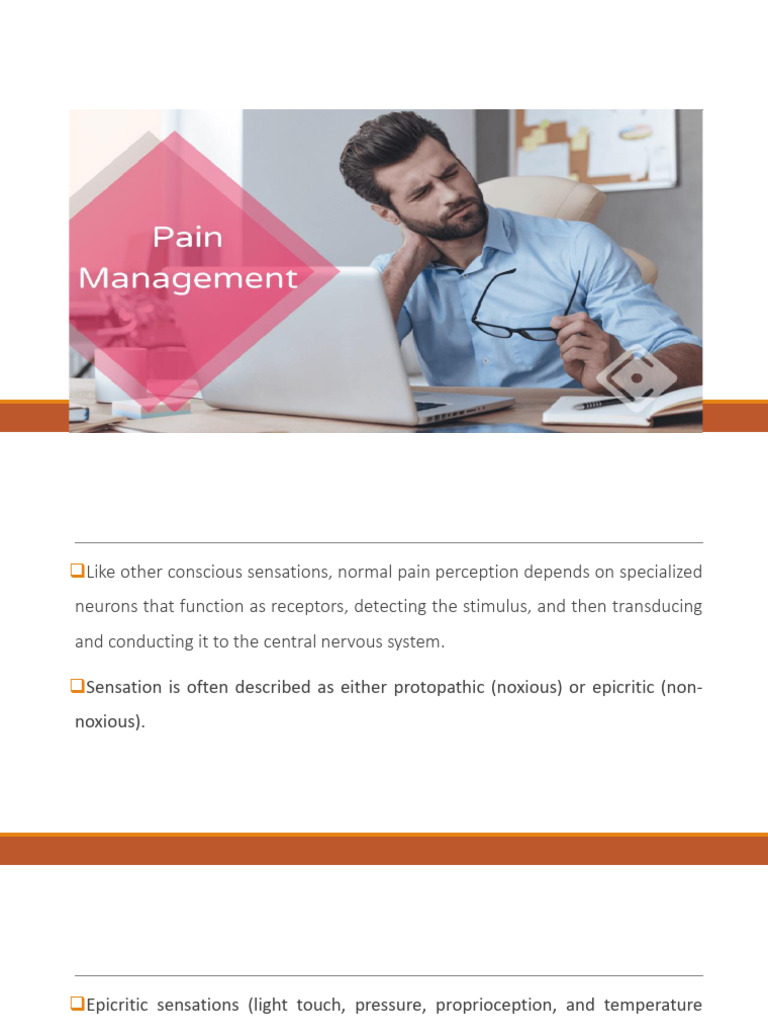 Understanding Pain: Types and Mechanisms | PDF | Pain | Senses