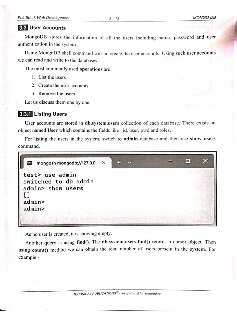 Explain Various Method of Administering USER ACCOUNTS | PDF