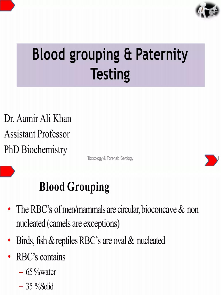Paternity Testing in Forensic Science | PDF