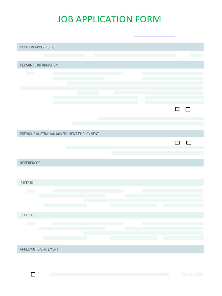 Job Application Form and Pitch Guide | PDF