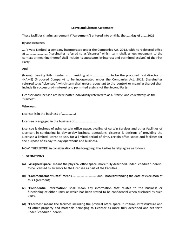 Lease Agreement | PDF | License | Legal Liability
