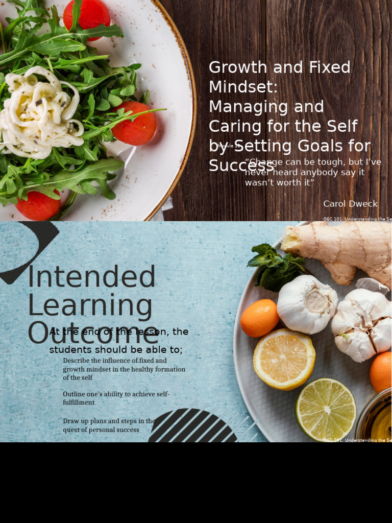 Growth vs. Fixed Mindset Guide | PDF