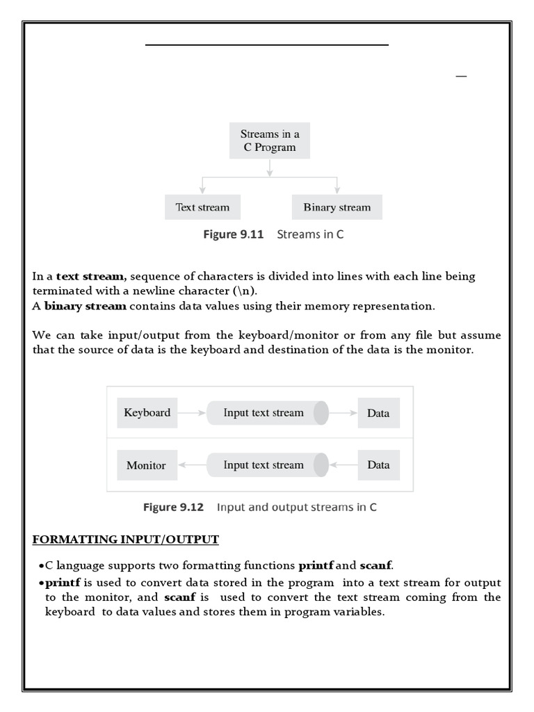 Input and output statements in c pdf integer computer science