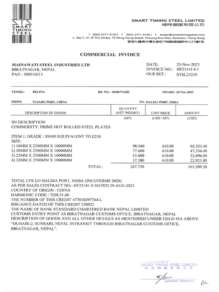 HRP 267.720MT MSPL-STS | PDF | Building Engineering | Metals