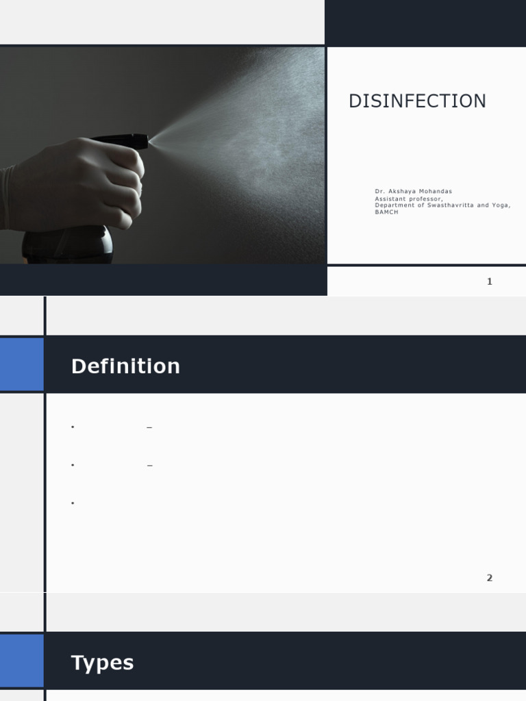 Disinfection Pdf Disinfectant Sterilization Microbiology