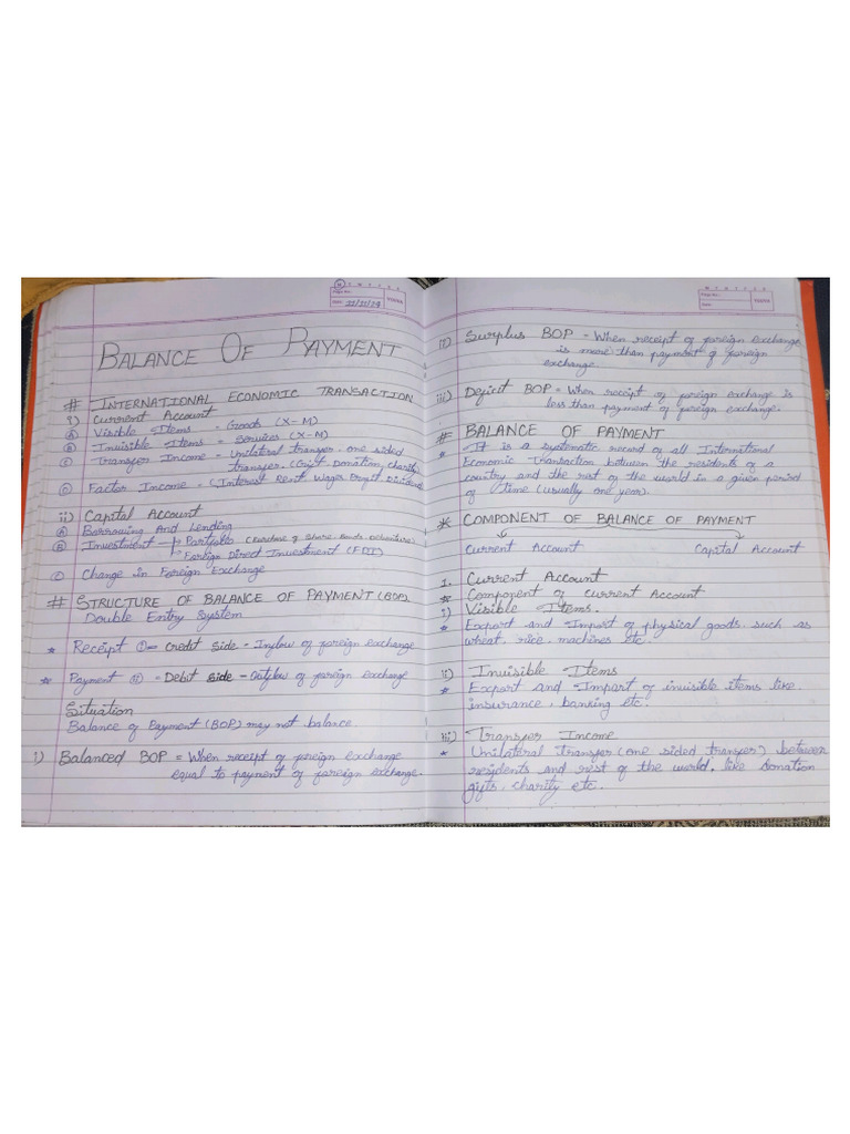 What Do You Mean By Disequilibrium In Balance Of Payment Class 12