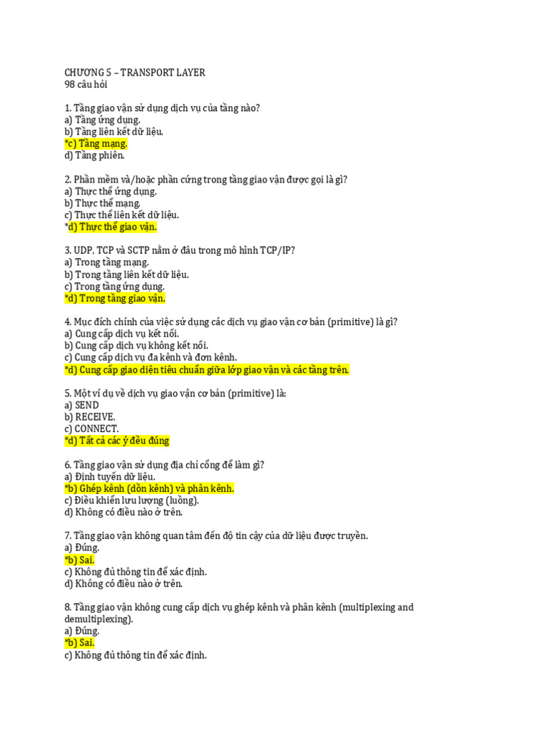 QA Chapter 05 - 98 | PDF