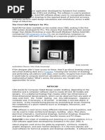 Evolution of AutoCAD Software | PDF | Auto Cad | Computer Aided Design