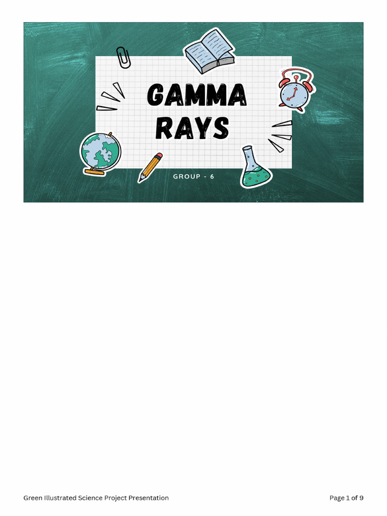 Green Illustrated Science Project Presentation PDF | PDF
