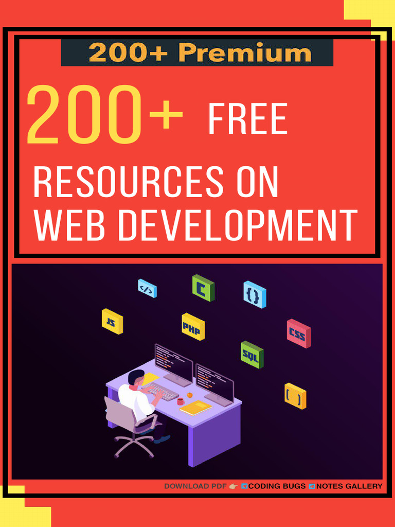 200+ Free Resources On Web Development | PDF | Html5 | World Wide Web