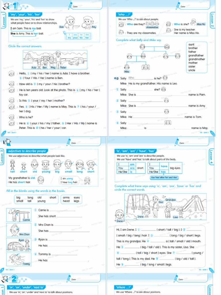 Head Start Grammar 1B | PDF