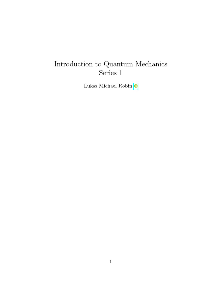 Introduction to Quantum Mechanics | PDF | Wave Function | Operator Theory