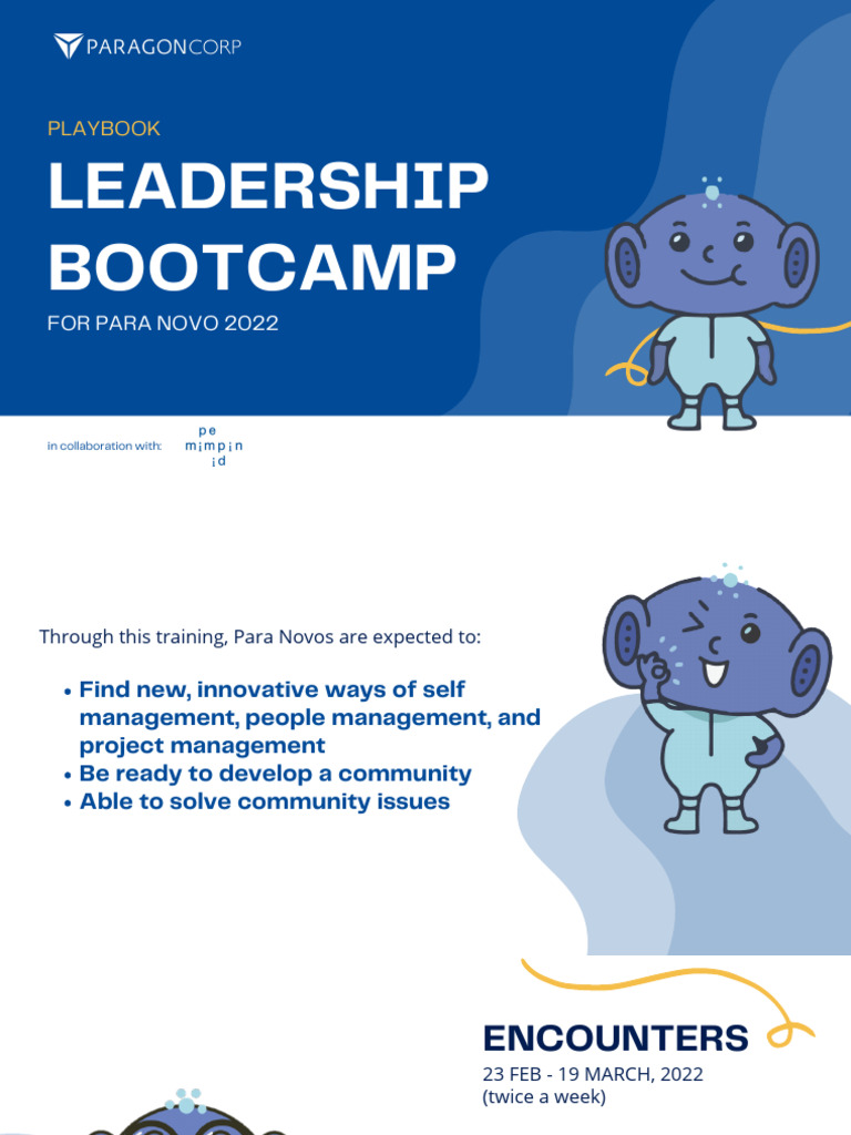 Leadership Bootcamp for Para Novo 2022 | PDF | Design Thinking ...