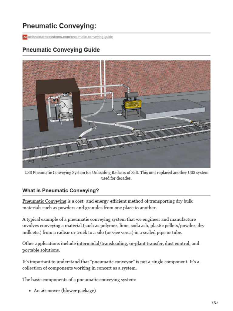 Pneumatic Conveying Guide | PDF | Valve | Automation