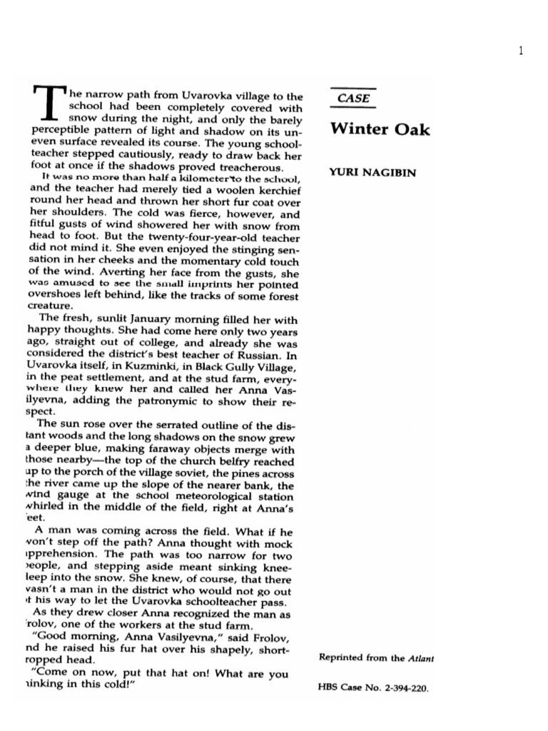 The Winter Oak Case 29-8-2020 | PDF