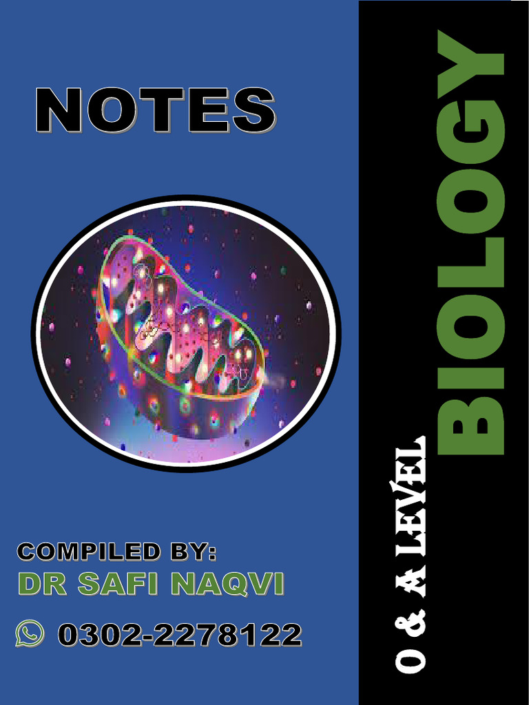 Biology full notes pdf cell biology osmosis