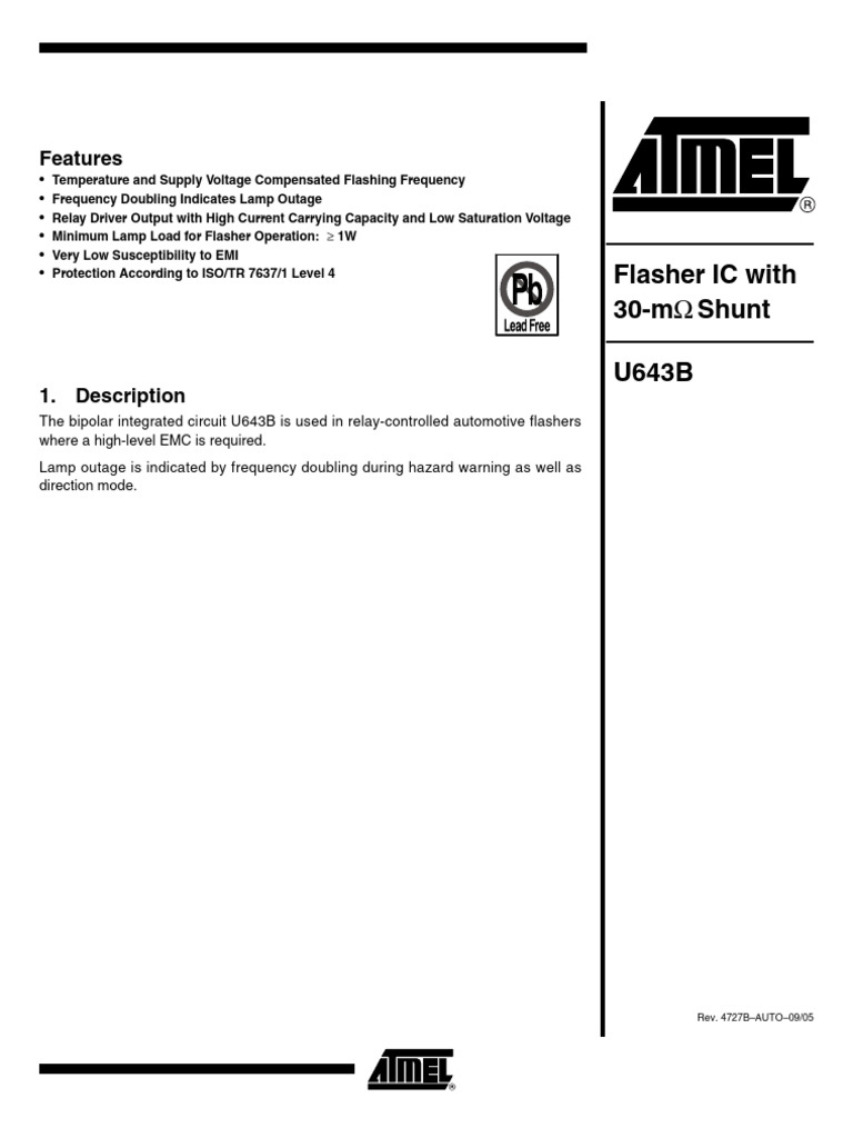 U643B | PDF | Relay | Resistor