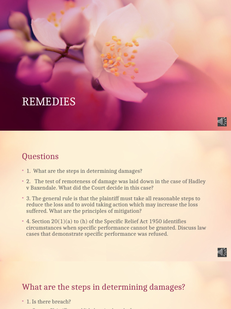 Remedies | PDF | Damages | Negligence