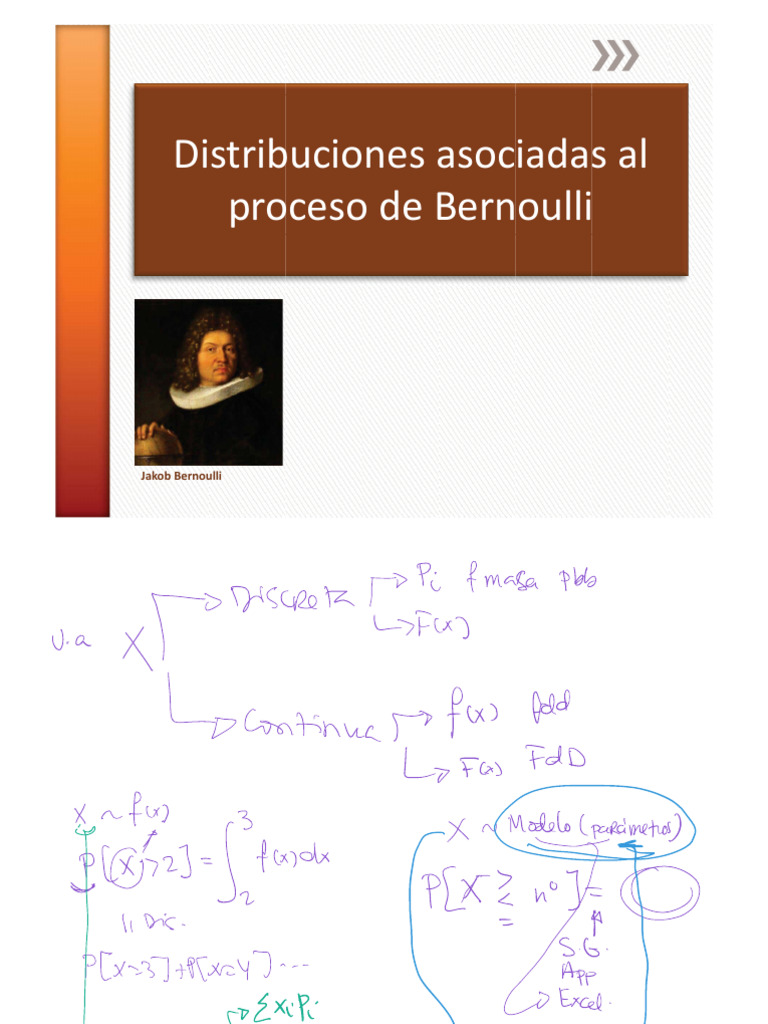 Distribuciones de Probabilidad de Bernoulli | PDF | Distribución de ...