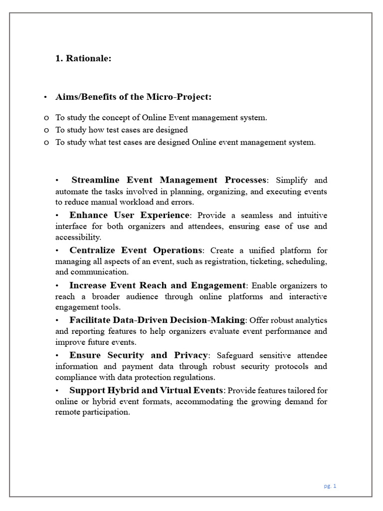Online Event Management System Testing | PDF | Software Testing | Usability
