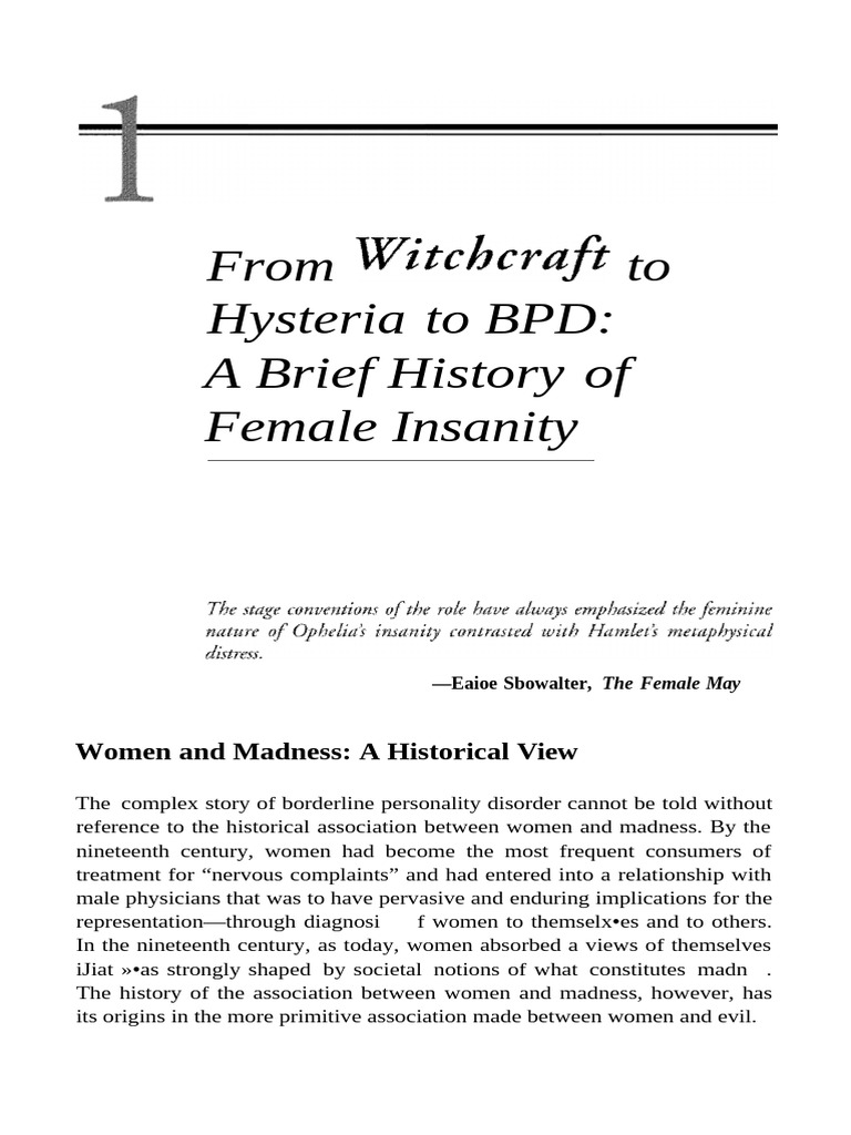 Through The Looking Glass - Women and Borderline Personality Disorder ...