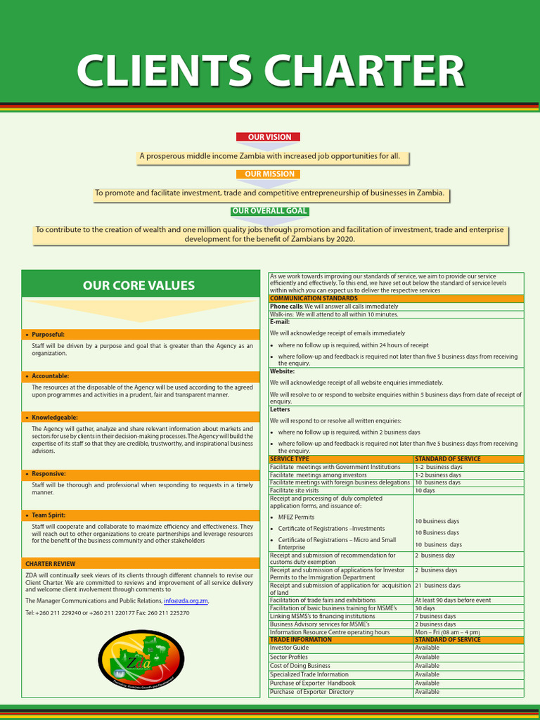 ZDA Application Processing Standards | PDF | Goal | Business