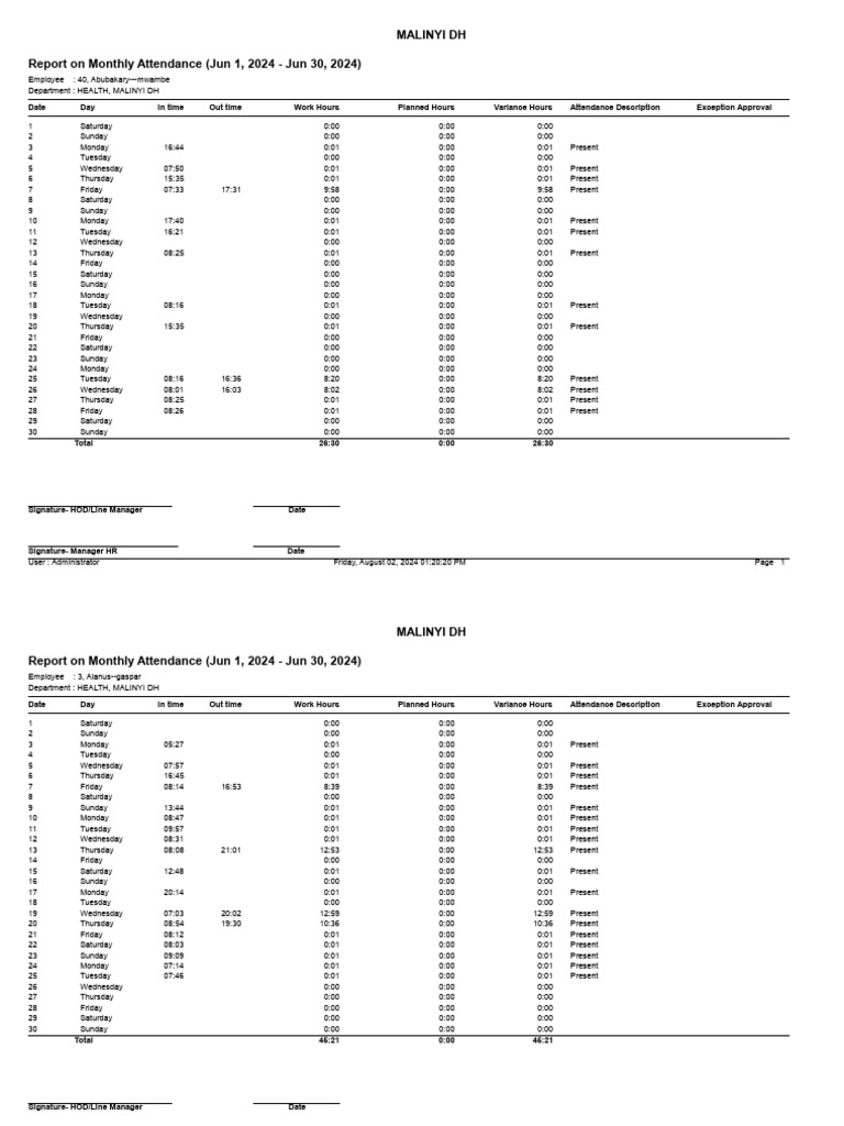 June Reports 2024 | PDF